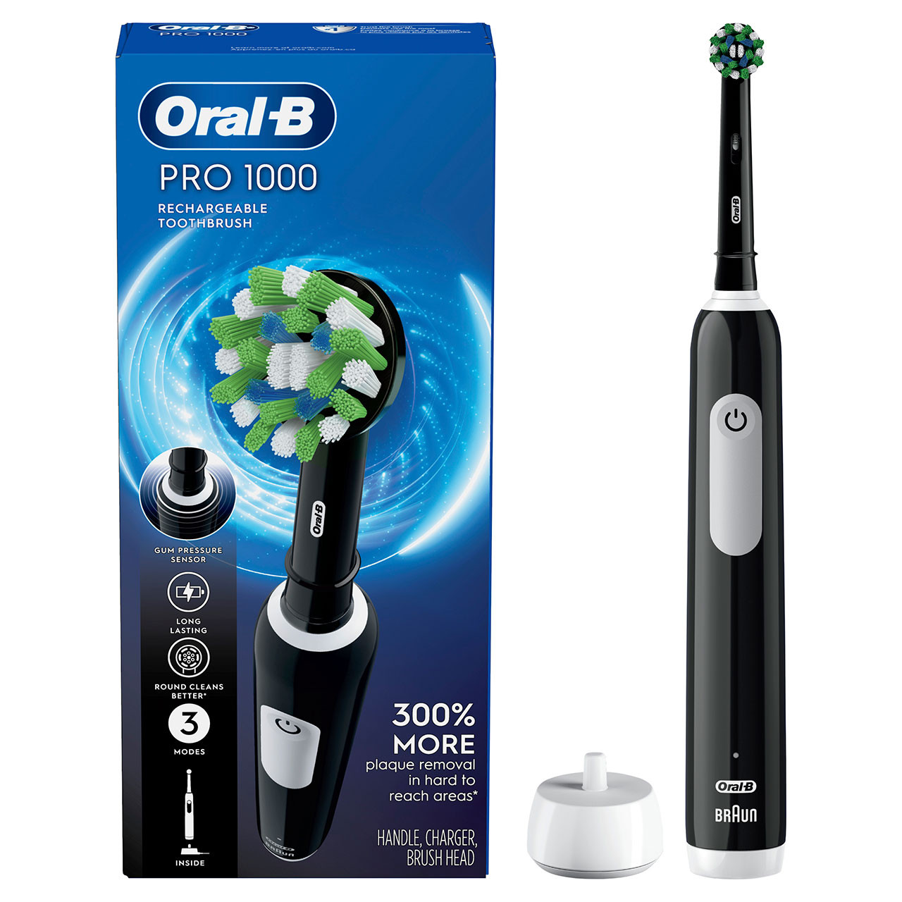 Black Oral-B Pro 1000 Pro Series | SG_OB62903