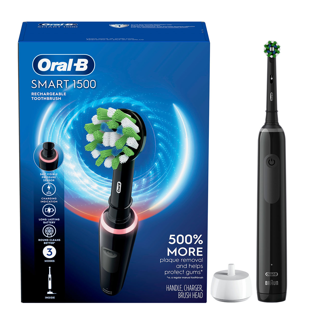 Black Oral-B Smart 1500 Smart Series | SG_OB31992