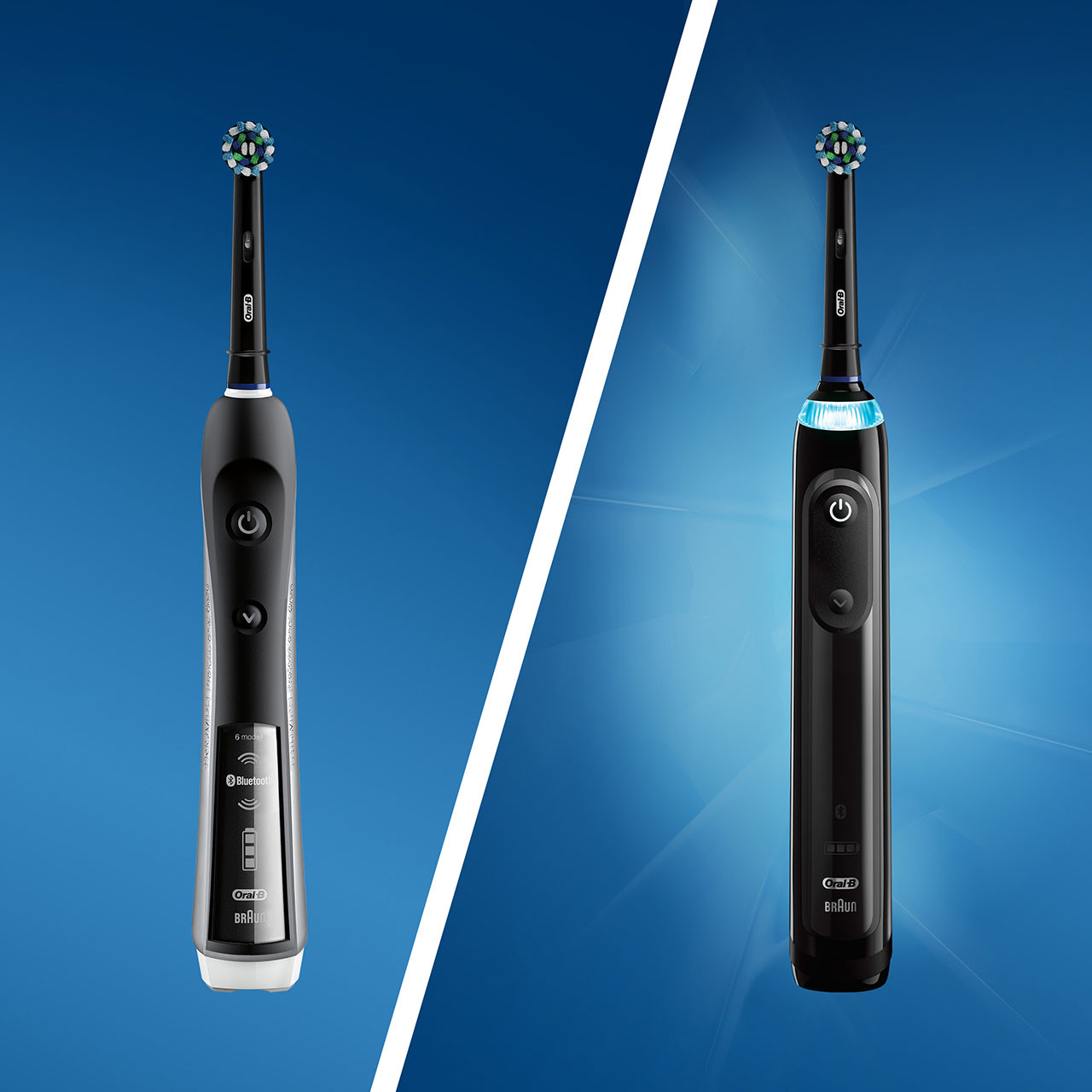 Black Oral-B Smart 5000 with Bluetooth Smart Series | SG_OB32056