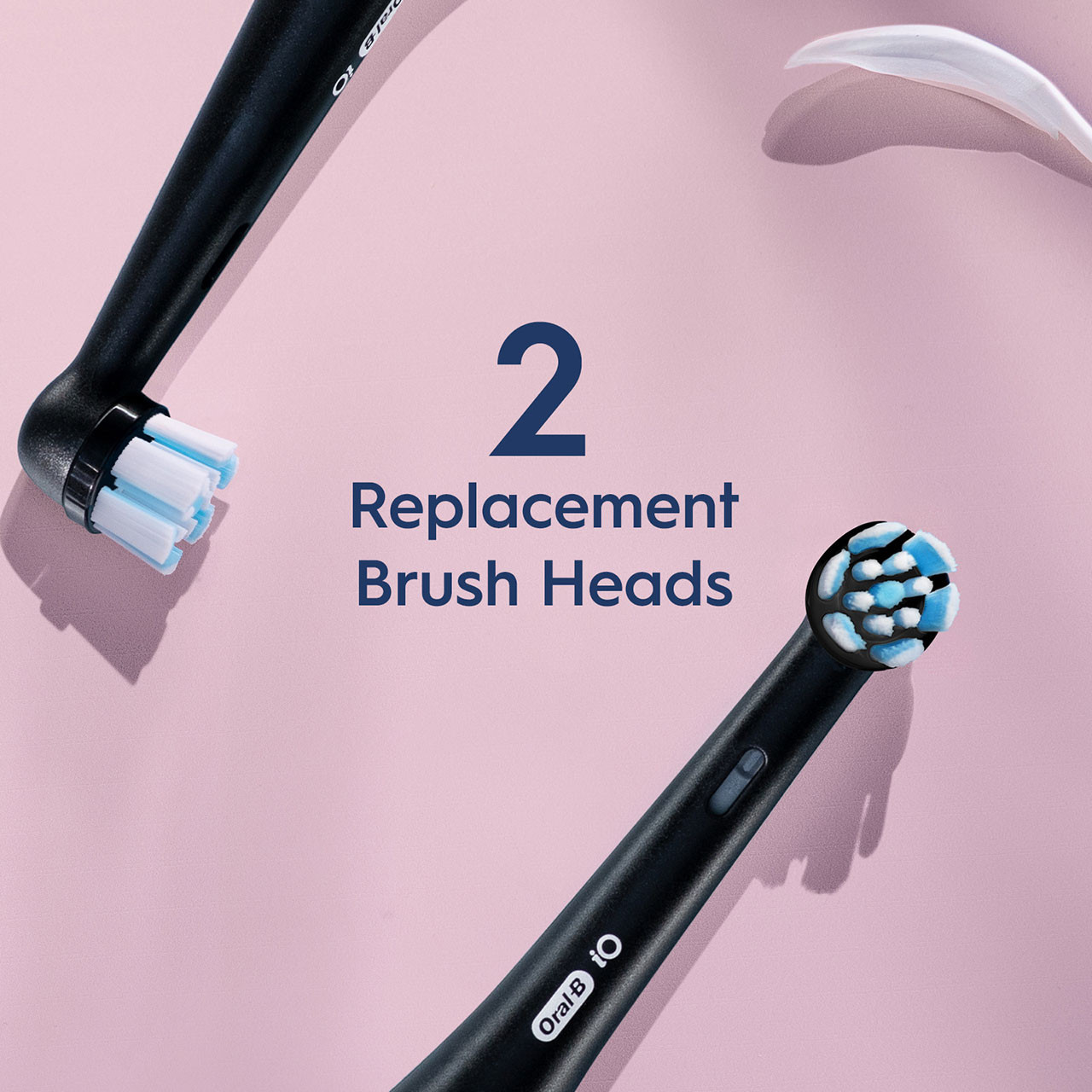 Black Oral-B iO Gentle Care iO Brush Heads | SG_OB69623