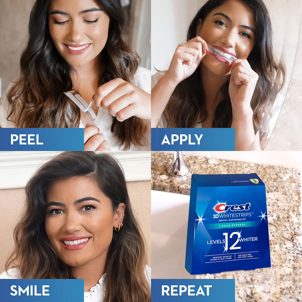 Blue Oral-B 3DWhitestrips 1 Hour Express Accessories | SG_OB42092