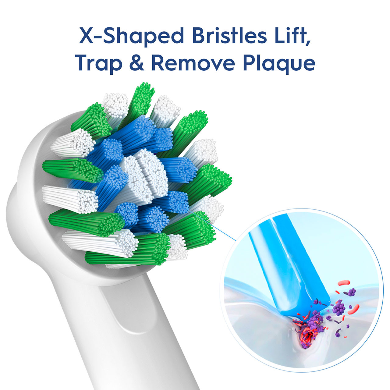 Blue Oral-B CrossAction X-Filament Others Brush Heads | SG_OB17870