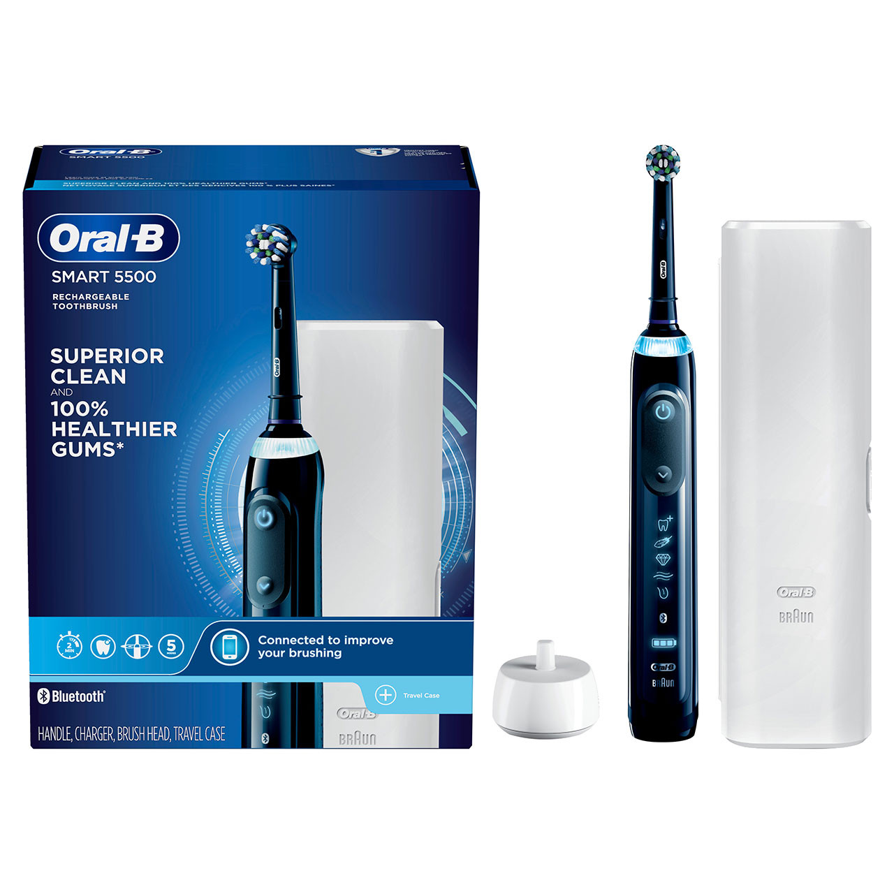 Blue Oral-B Smart 5500 with Bluetooth Smart Series | SG_OB52130