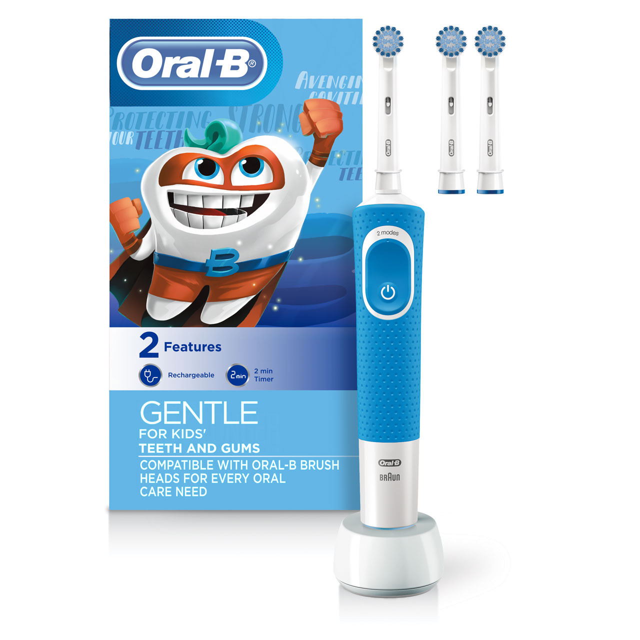 Blue Oral-B Supertooth Kids Bundles | SG_OB35399