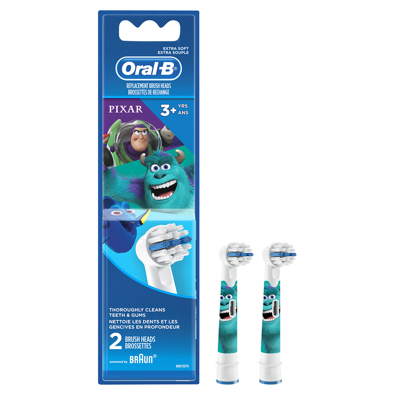 Green Oral-B Extra Soft Replacement Replacement Brush Heads | SG_OB32872