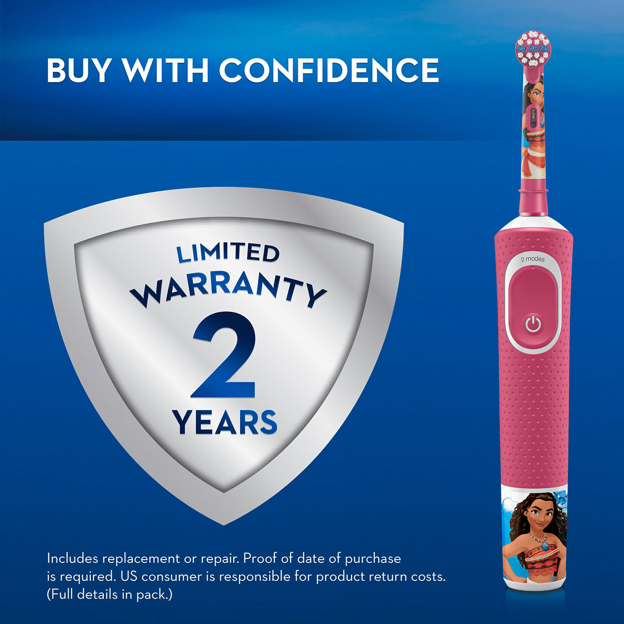 Red Oral-B Kids Princess Moana Bundles | SG_OB83758