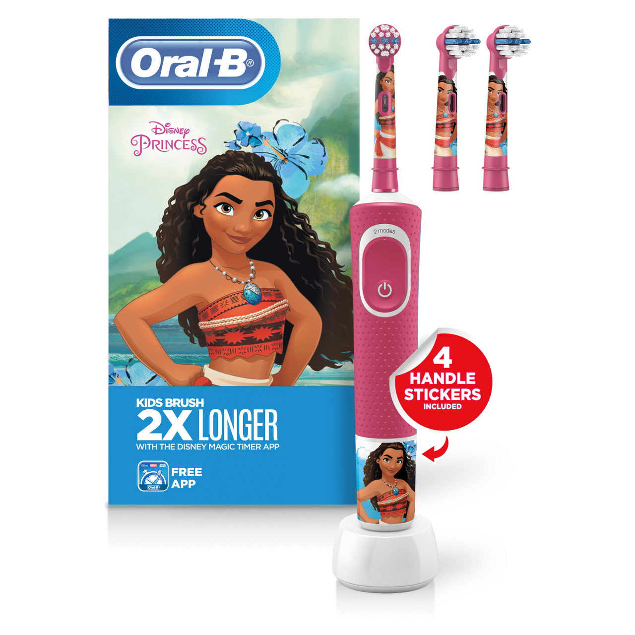 Red Oral-B Kids Princess Moana Bundles | SG_OB83758