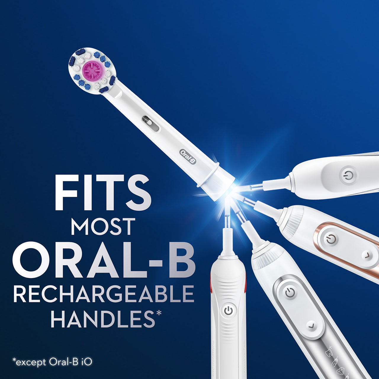 White Oral-B 3D White Electric Toothbrush Others Brush Heads | SG_OB14608