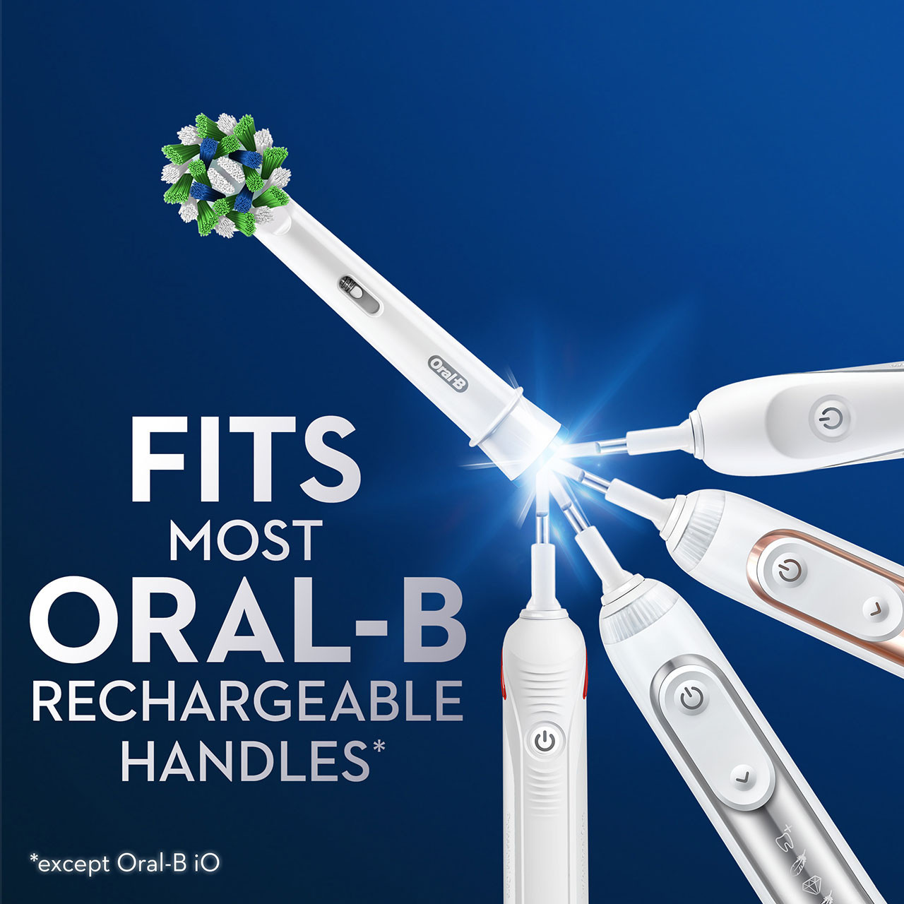 White Oral-B CrossAction X-Filament Others Brush Heads | SG_OB46336