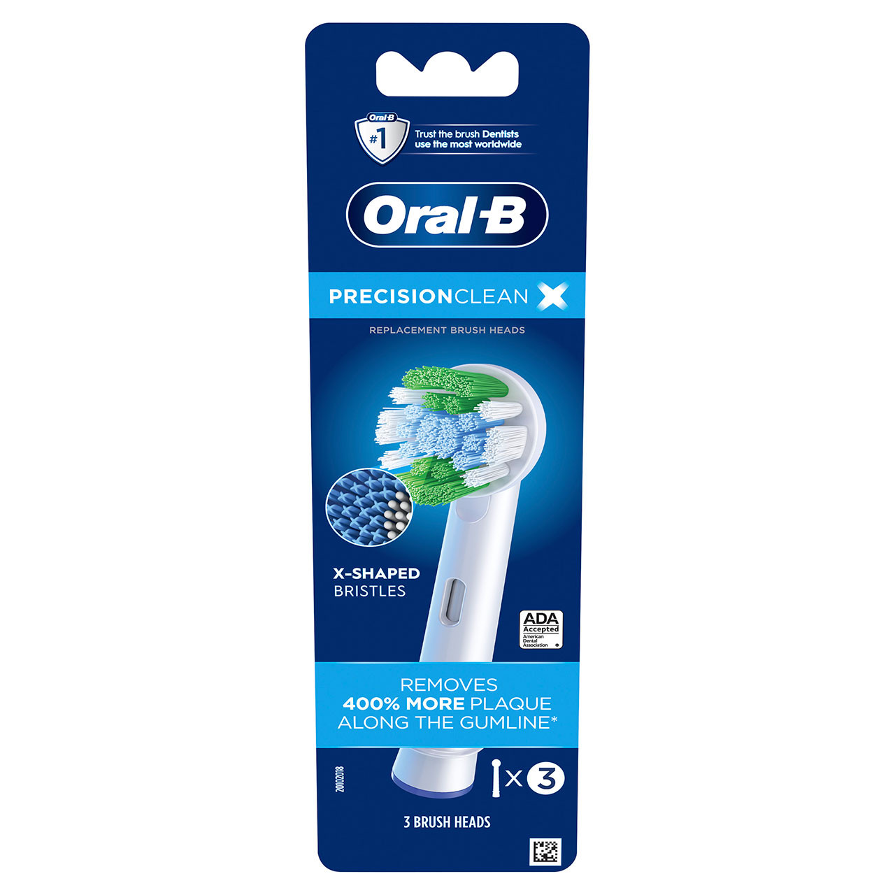 White Oral-B Precision Clean X-Filament Others Brush Heads | SG_OB42253