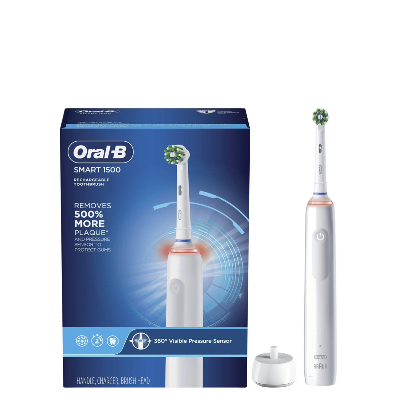 White Oral-B Smart 1500 Power Rechargeable Smart Series | SG_OB20890