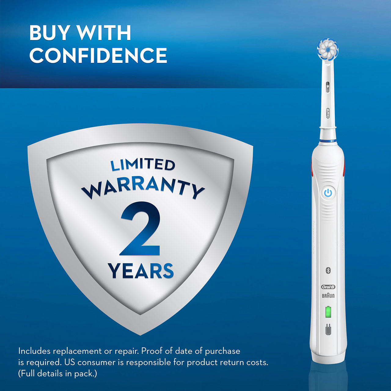 White Oral-B Smart 4000 Rechargeable Smart Series | SG_OB28254