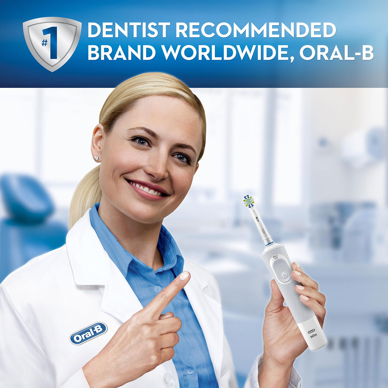 White Oral-B Vitality Floss Action Pro Series | SG_OB74406