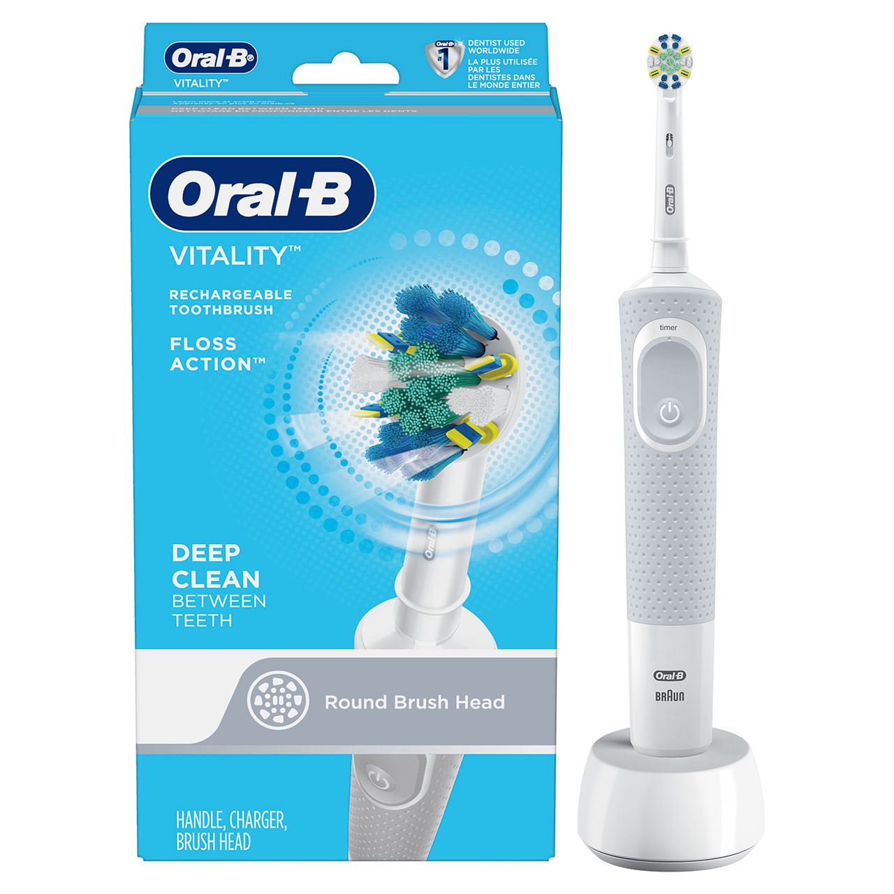 White Oral-B Vitality Floss Action Pro Series | SG_OB74406