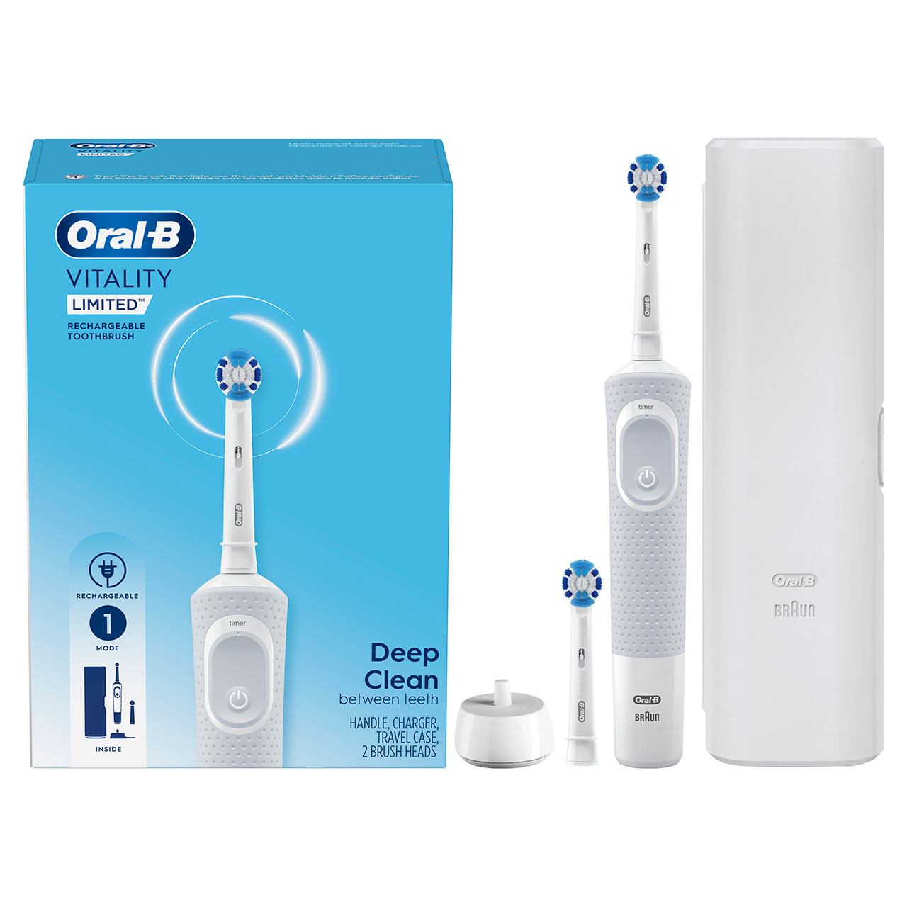 White Oral-B Vitality Limited Rechargeable Pro Series | SG_OB36661