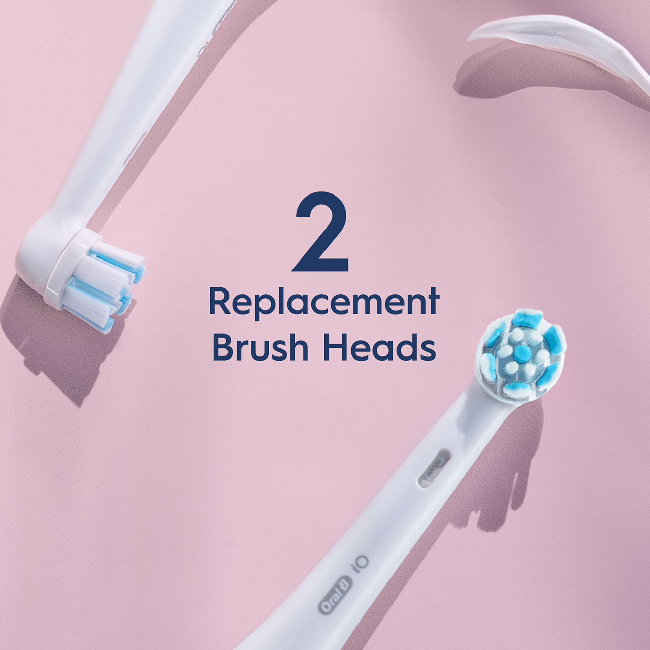 White Oral-B iO Gentle Care iO Brush Heads | SG_OB11563