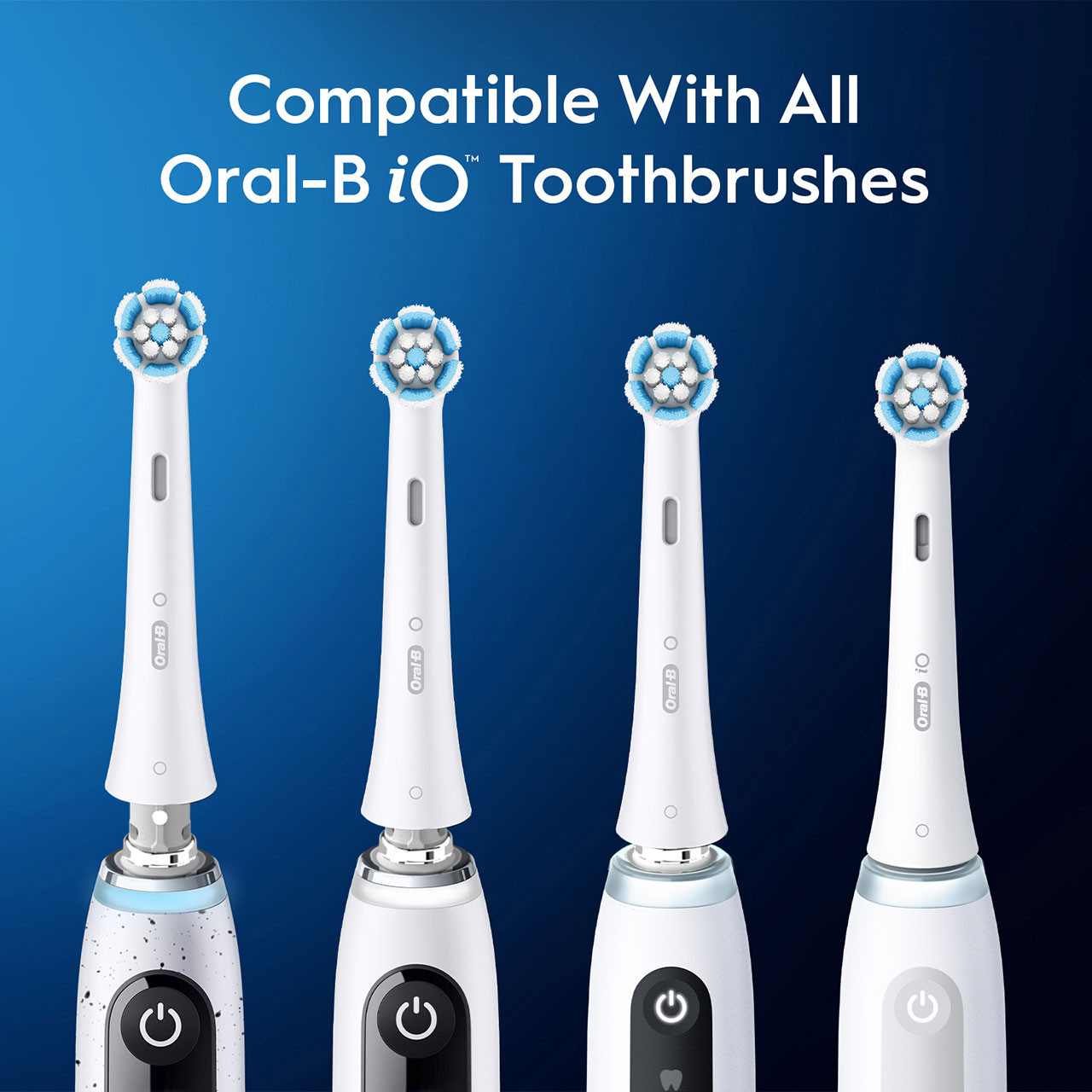 White Oral-B iO Gentle Care iO Brush Heads | SG_OB11563