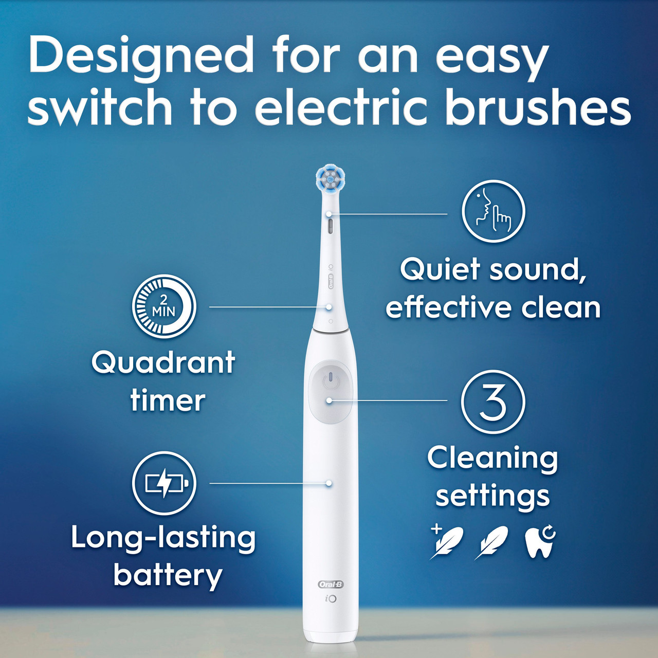 White Oral-B iO Series 2 Rechargeable iO Series | SG_OB64439