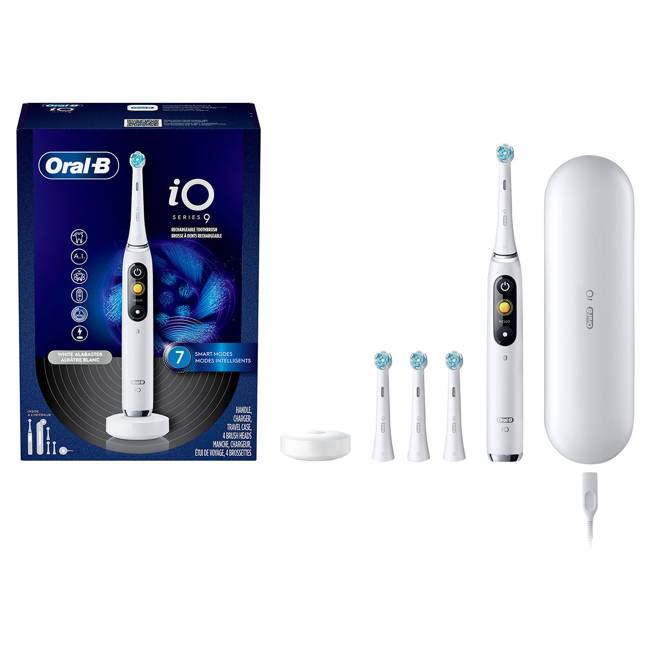 White Oral-B iO Series 9 Rechargeable iO Series | SG_OB48944