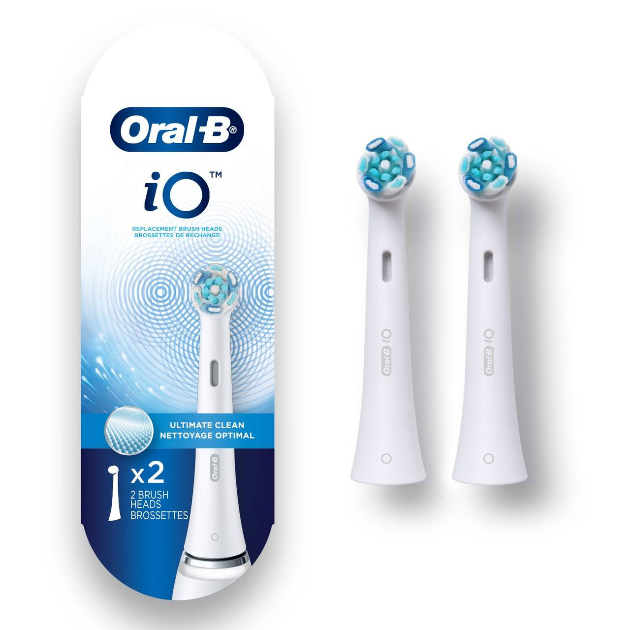 White Oral-B iO Ultimate Clean iO Brush Heads | SG_OB28569